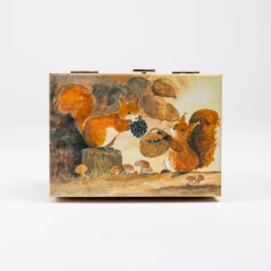 musical jewelry box squirrel