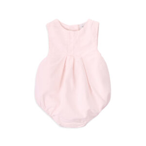 noah baby romper peony pink