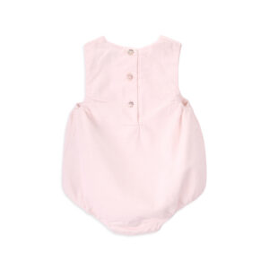 noah baby romper peony pink