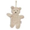 pacifier cloth teddy bear natural