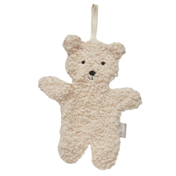 pacifier cloth teddy bear natural