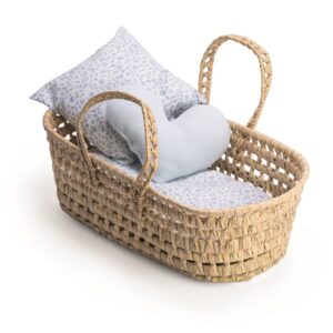 palm basket for dolls blue 30 36cm