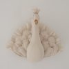 peacock kids wall decor ivory