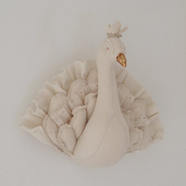 peacock kids wall decor ivory