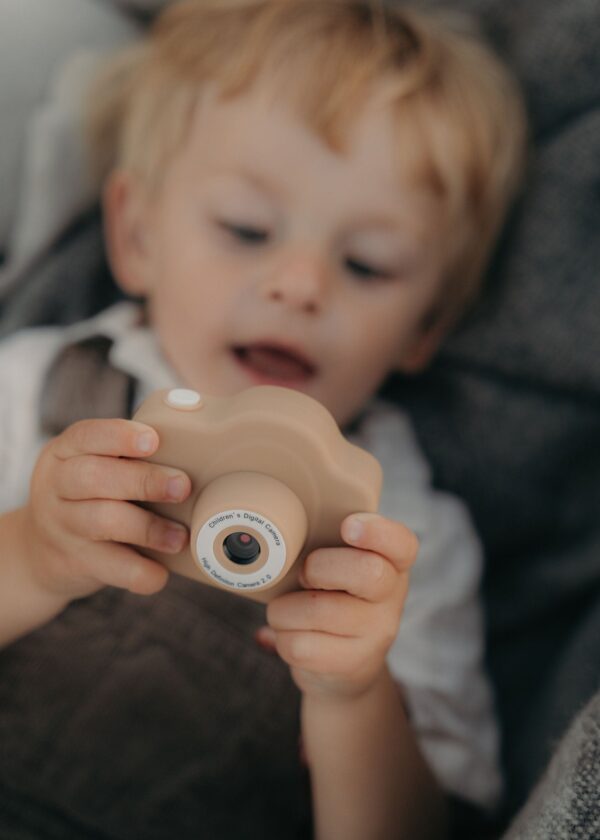 camcam my first digital kids camera(upgrade version dual camera) peanut