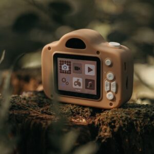 camcam my first digital kids camera(upgrade version dual camera) peanut