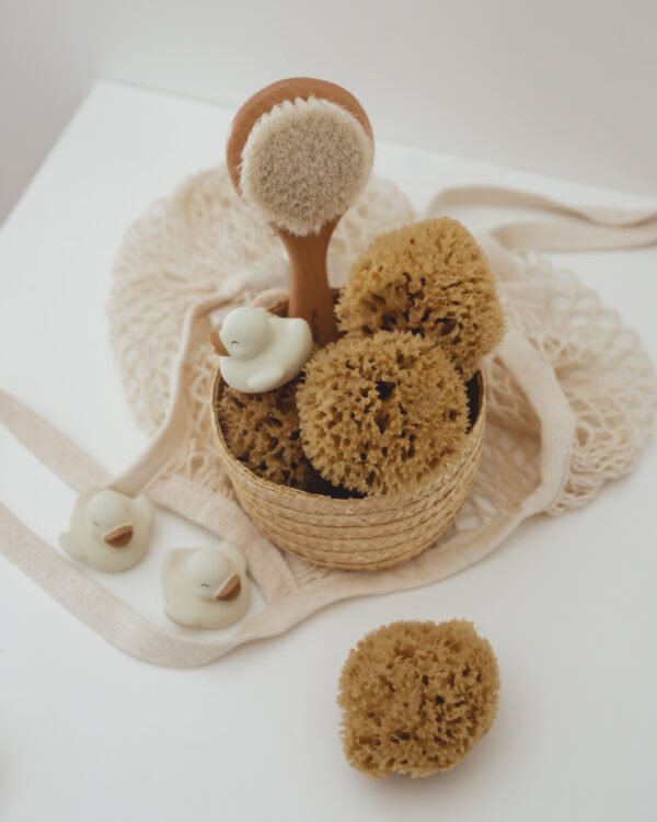 polly and olly natural baby bath set