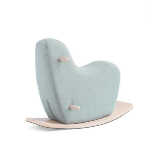 toddler rocking horse pale mint