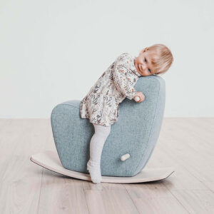 toddler rocking horse pale mint