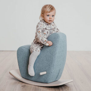 toddler rocking horse pale mint