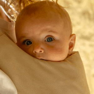 eco baby carrier dune