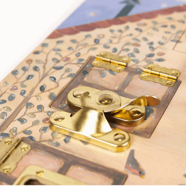 latches board rabbit house toy