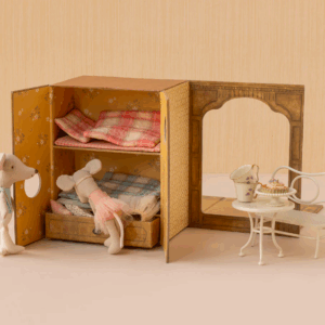 ballet mice in dance studio, little sister and brother