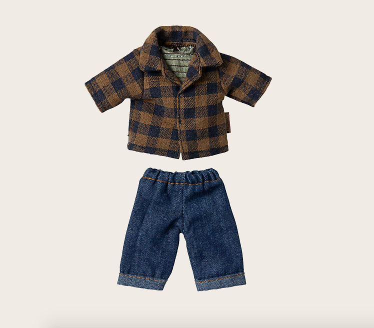 maileg dad mouse light brown