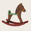 maileg rocking horse mouse dark brown