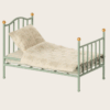 maileg vintage single bed mouse mint