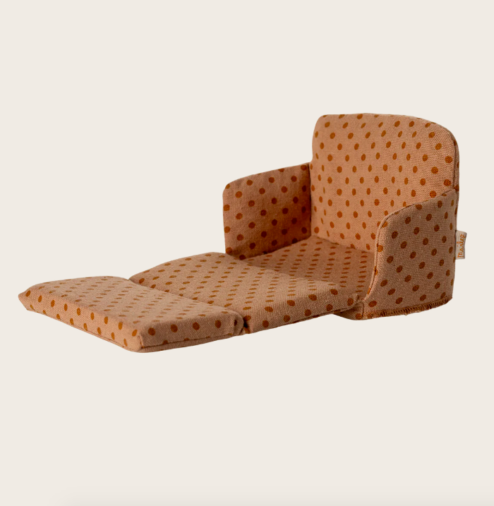 maileg sofa bed mouse dots