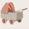 maileg pram mouse coral