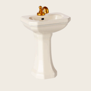 maileg bathroom sink mouse off white