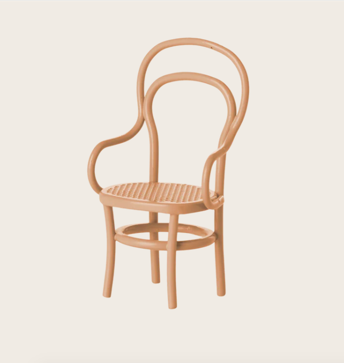 maileg vintage chair mouse dark powder