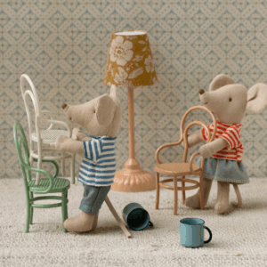 maileg vintage chair mouse dark powder