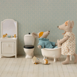 maileg sink dresser mouse off white