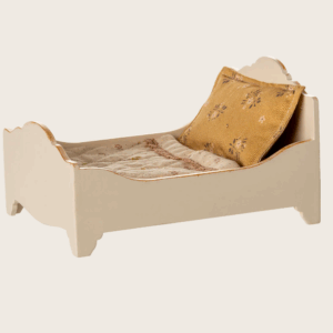 maileg bed mouse off white