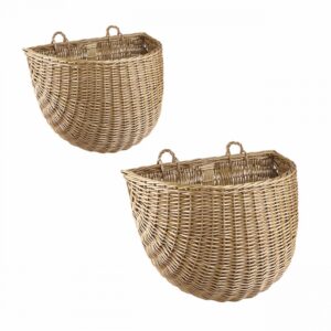 set of 2 wall baskets