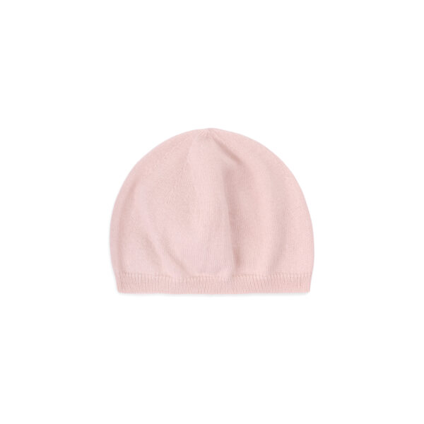 tam knitted beanie peony pink