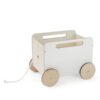 toy chest on wheels white