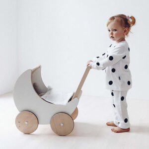 toy pram white