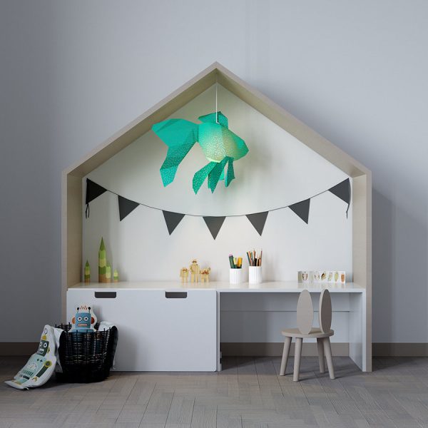 Fish Lantern-Mint - Image 2