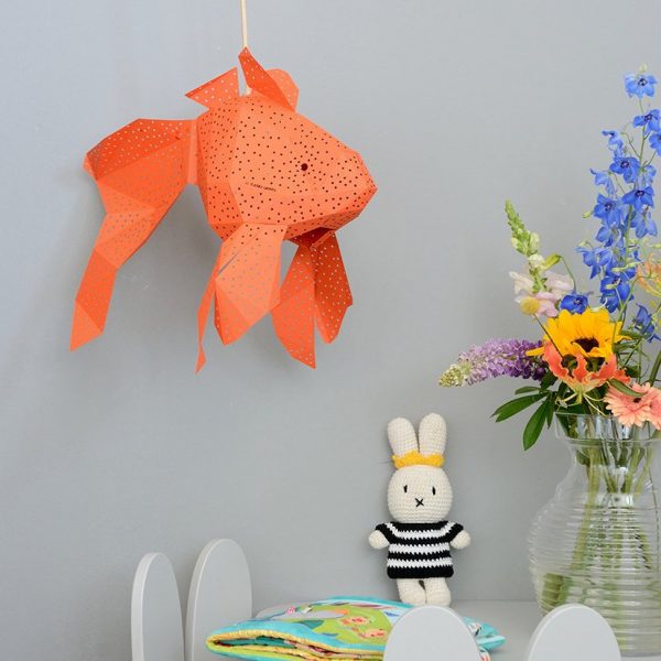 Fish Lantern-Orange - Image 3