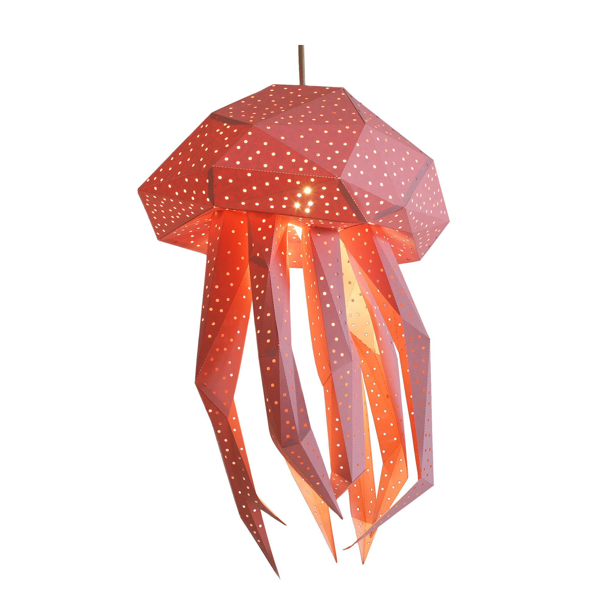 Watercolor Painted Paper Lanterns (with Jellyfish too!)