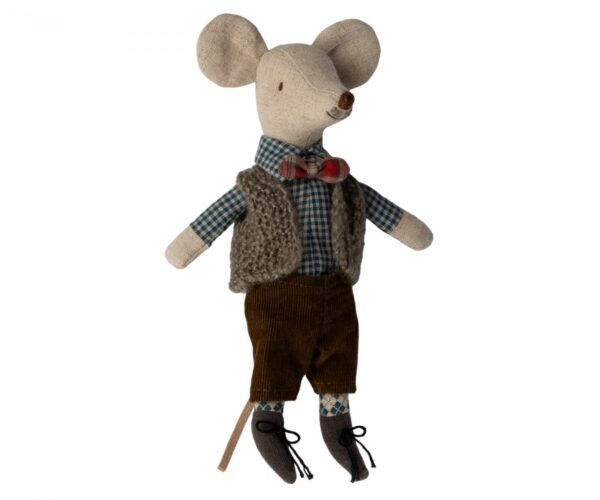 maileg vest pants and bow tie for grandpa mouse
