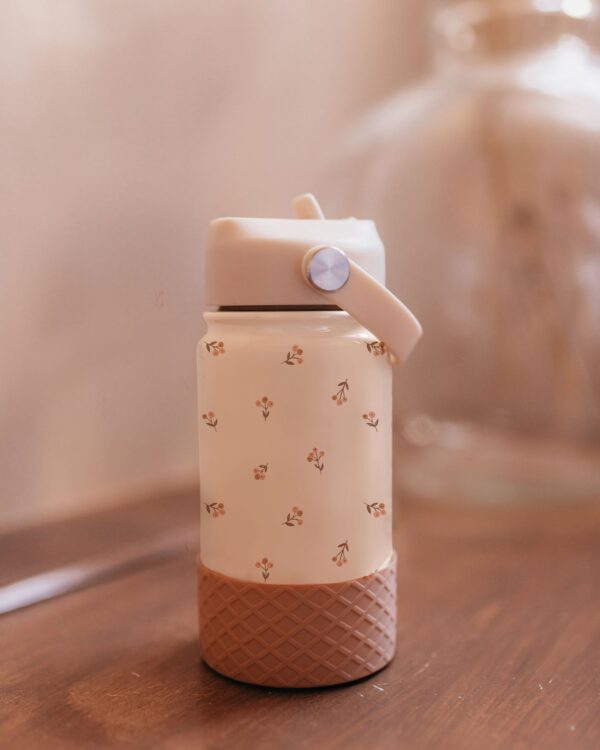 water bottle flower buds