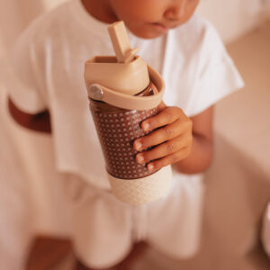 water bottle stainless steel vintage squares